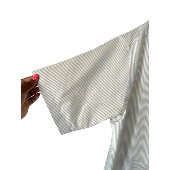 L.L. Bean Men's Striped Wrinkle Free Traditional Fit Button Down Shirt Size 17R - Picture 6 of 10